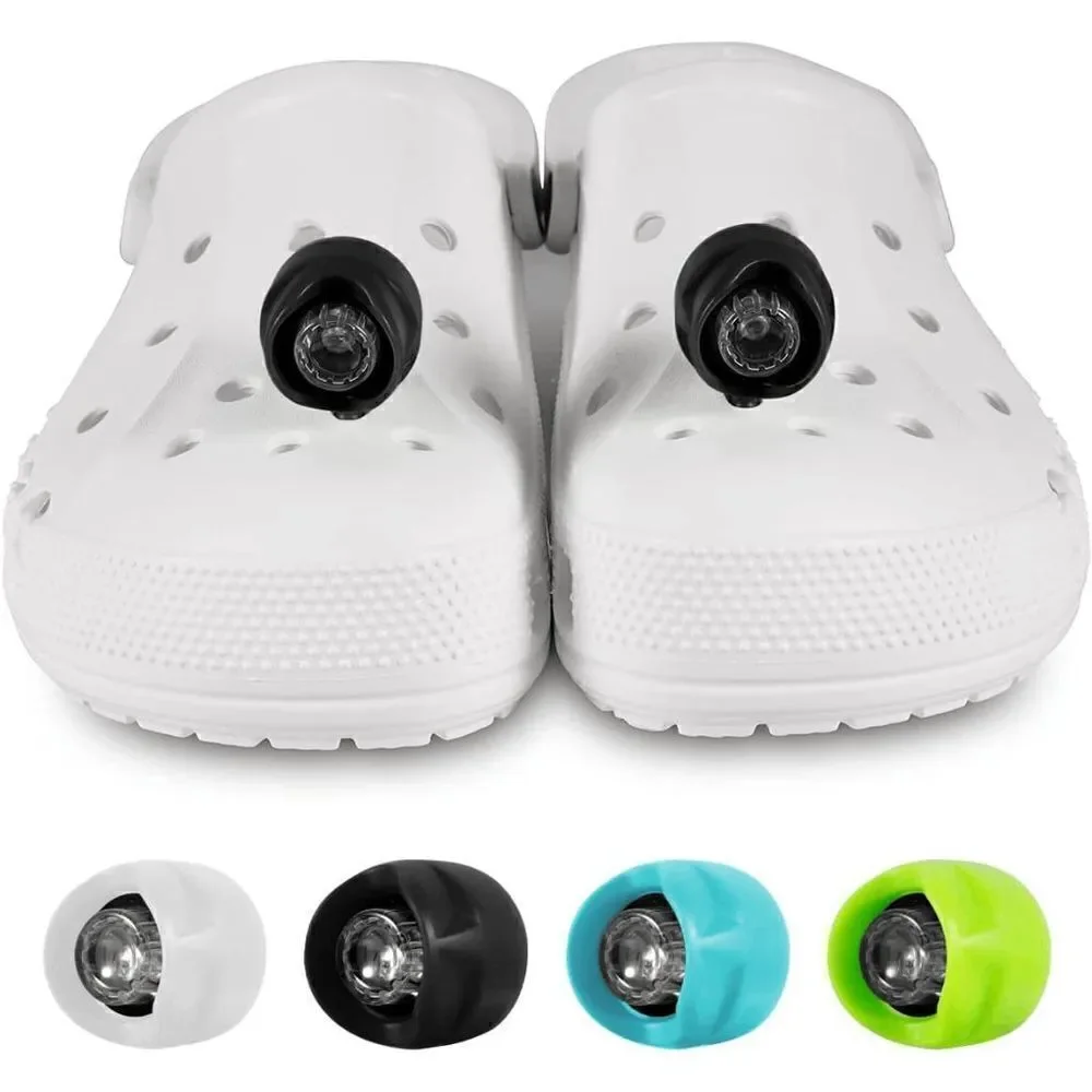 2Pcs LED Headlights for Croc Adults and Kids - Hiking, Dog Walking & Camping Gea